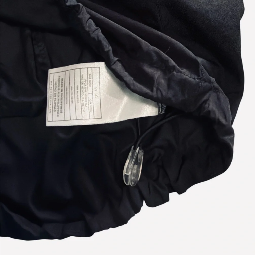 Nike Vintage 90s Mini Swoosh Black Half-Zip Anorak Windbreaker Youth Size S(4-6)